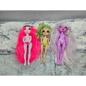 Rainbow High‎ Dolls Lot 3 Fixer Parts Missing Hands OOAK